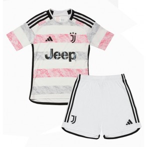 Juventus Gostujuci Dres za Dječji 2023-24 Kratak Rukavima (+ kratke hlače)